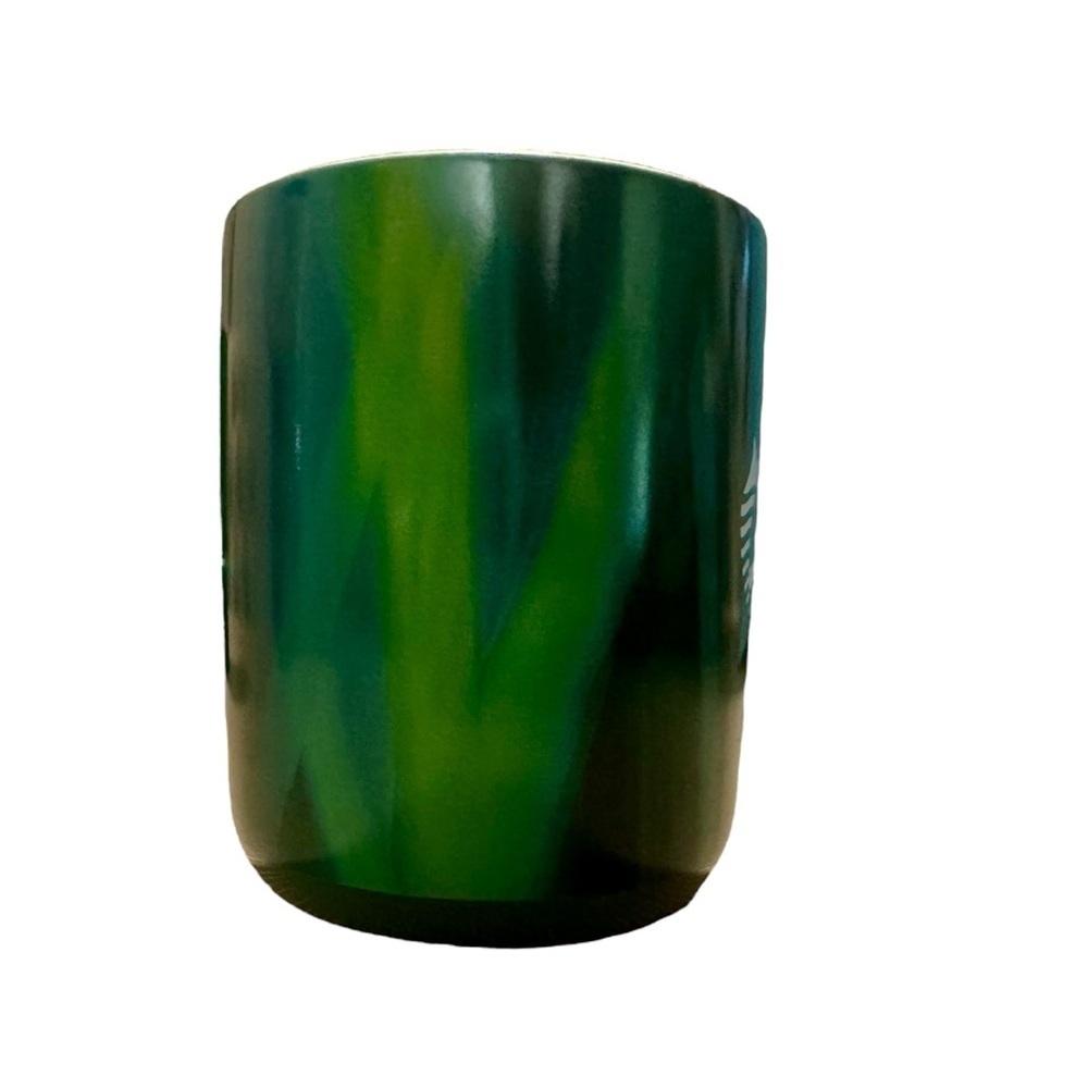 Starbucks 2022 Marbled Green Coffee Mug Cup 15 oz.​​​ - Picture 3 of 7
